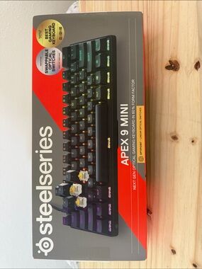SteelSeries Apex 9 Mini Mechanical Gaming Keyboard - Black
